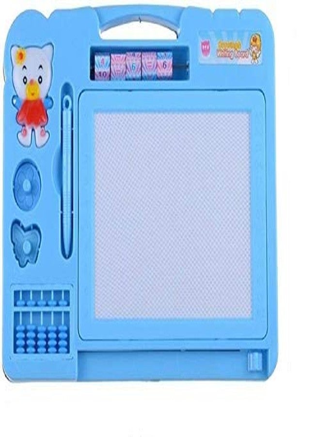 ANG� Double Sided Magnetic Slate Whiteboard and Blackboard with Chalk, Duster and Stylus (Multicolor) - Image 1